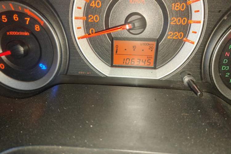 Used Honda City Classic 2008 1.5L Automatic Elite Edition Odometer Close Up