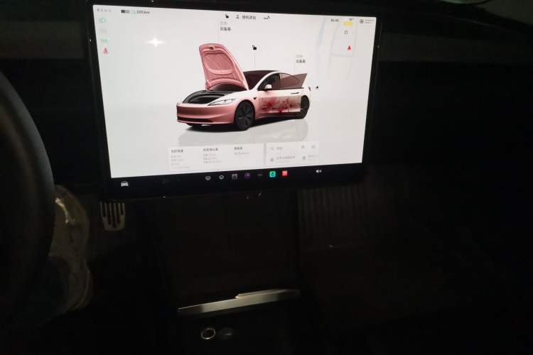 Used Tesla Model 3 2025 Rear-Wheel-Drive Version Audio And AC Panel