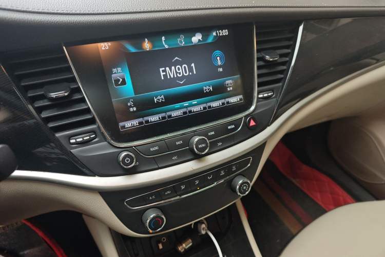 Used Buick Verano 2017 Sedan 15S Automatic Leading Model Audio And AC Panel