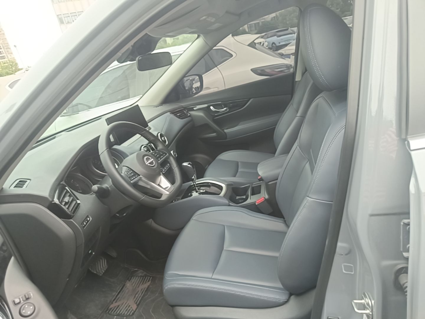 Vordere Reihe im Auto