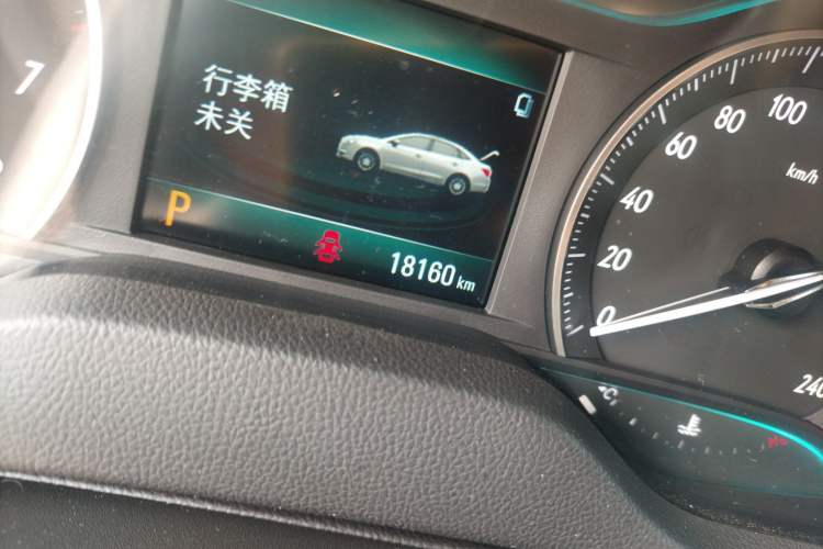 Used Buick GT 2021 Exemplar 1.5L Automatic Elite Version Odometer Close Up