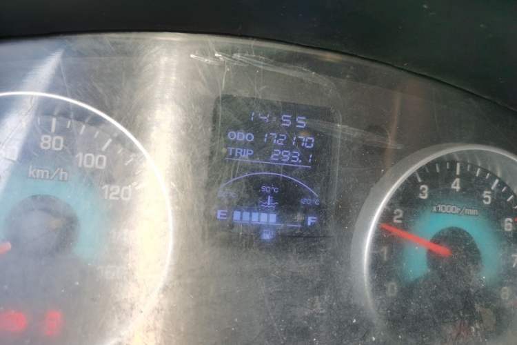 Used Jinbei New Hiace X30L 2021 1.5L Wealth Central Air Conditioning Edition Van China VI Standard SWC15M Odometer Close Up