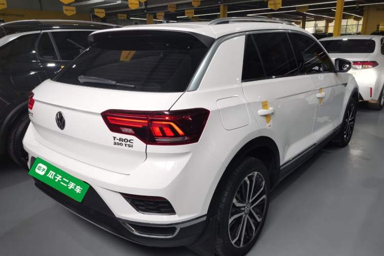 Used Volkswagen T-ROC 2018 280TSI DSG Two-Wheel-Drive Comfort Version China V Standard Rear Right 45 Deg