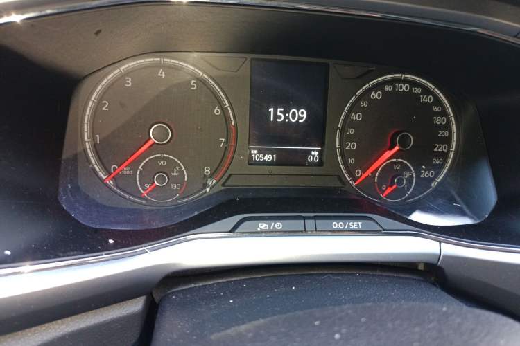 Used Volkswagen T-Cross 2019 1.5L Automatic Comfort Edition Odometer Close Up