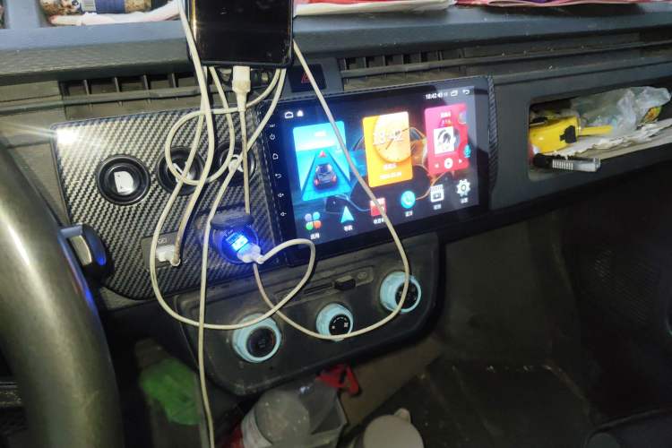 Used Farizon Xingxiang V 2022 Star Enjoy V6E Long Wheelbase Guoxuan 38.7 kWh Audio And AC Panel