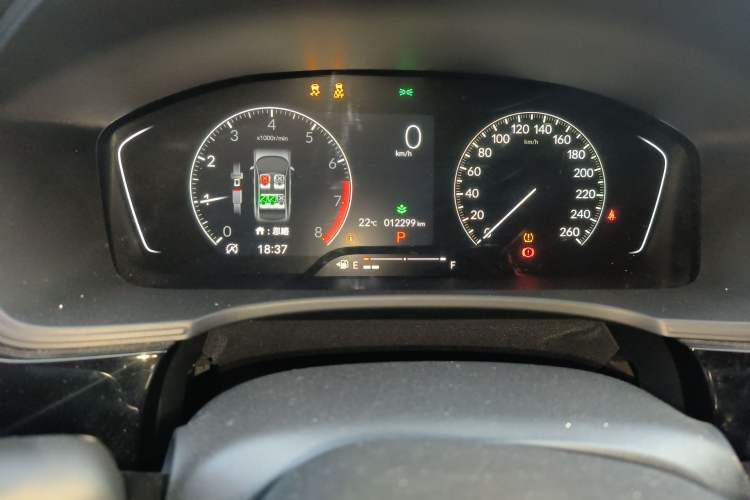 Used Honda Civic 2022 240TURBO CVT Jingcheng Edition Odometer Close Up