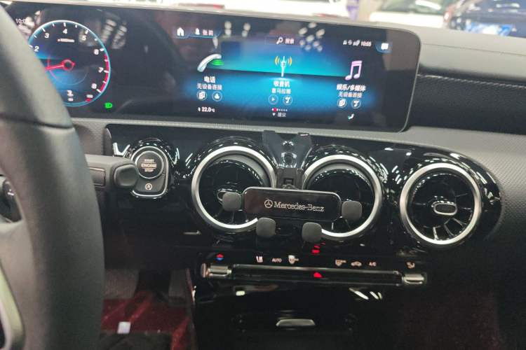 Used Mercedes-Benz A-Class 2020 Restyled A 200 L Sport Sedan Dynamic Version Audio And AC Panel