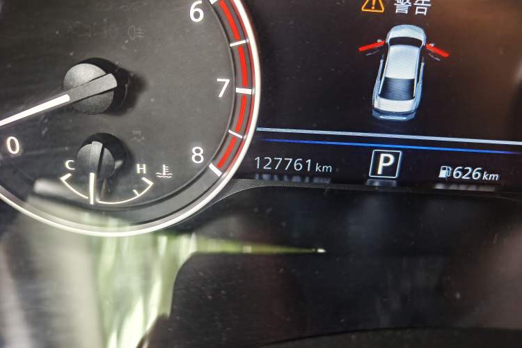 Used Nissan Teana 2019 2.0T XL Upper Smart Enjoyment Version Odometer Close Up