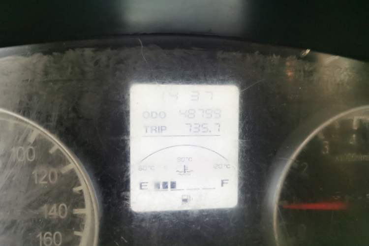 Used Jinbei Hiace X30 2018 1.3L Standard Edition DLCG12 Odometer Close Up