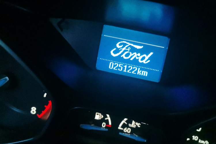Used Ford Focus 2015 Sedan 1.6L Automatic Trend Model Odometer Close Up