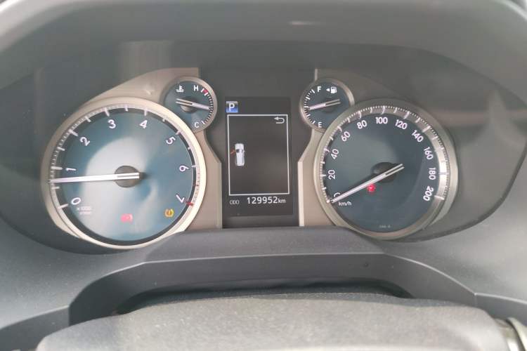 Used Toyota Prado  Odometer Close Up