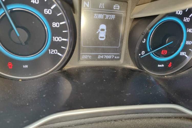 Used CHANGAN Eado New Energy 2019 EV460 Smart Edition Odometer Close Up