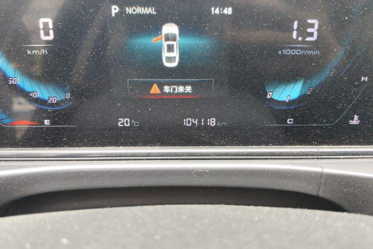 Used CHANGAN Eado 2020 PLUS Blue Whale NE 1.4T GDI DCT Prestige Model Odometer Close Up