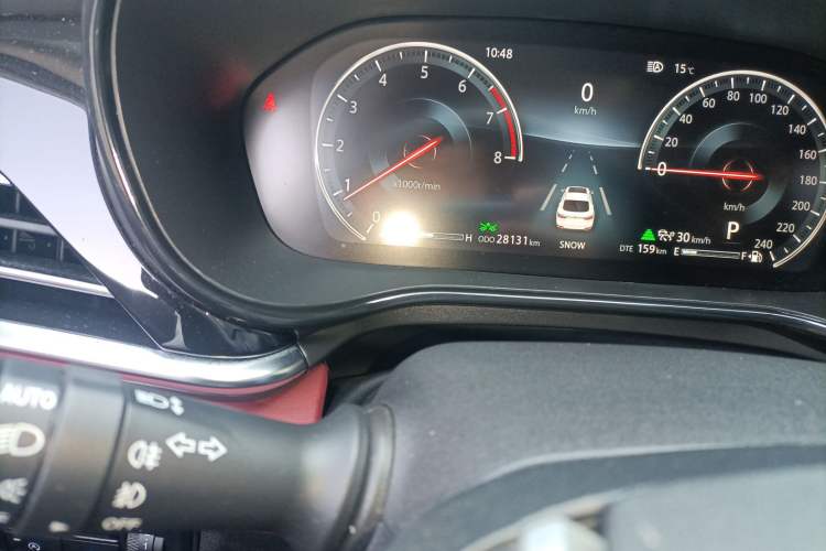 Used CHANGAN CS85 COUPE 2021 2.0T Automatic Flagship Edition Odometer Close Up