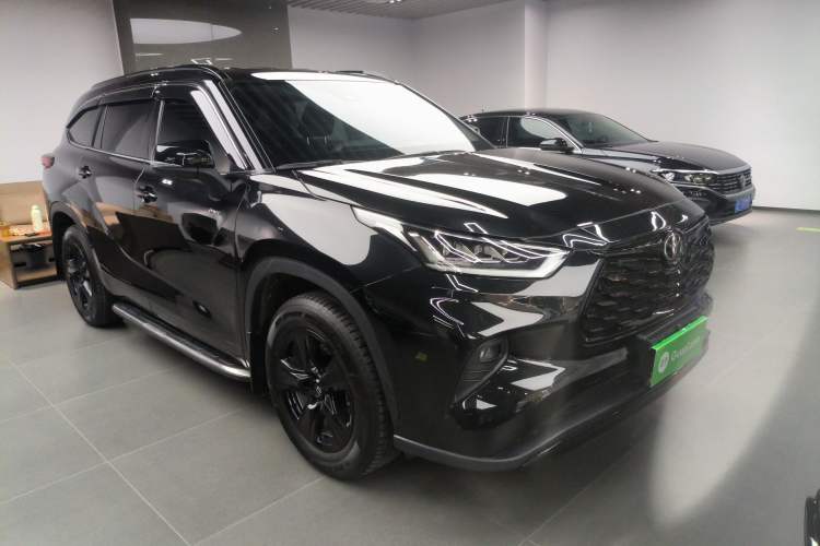 Used Toyota Highlander 2024 2.5L Smart Electric Hybrid Dual-Motor Two-Wheel-Drive Elite Edition 5 Seats Front Right 45 Deg