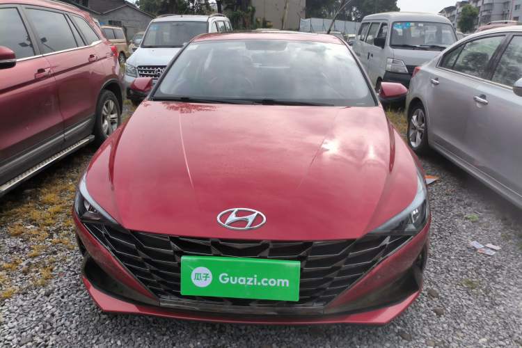 Used Hyundai Elantra 2021 1.5L CVT GLX Elite Edition Front