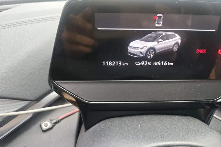 Used Volkswagen ID.4 CROZZ 2024 PURE+ model Odometer Close Up