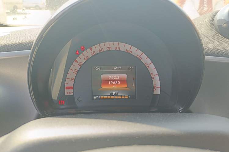 Used smart fortwo 2019 0.9T 66kW Hardtop Wind Power Edition China VI Instrument Cluster