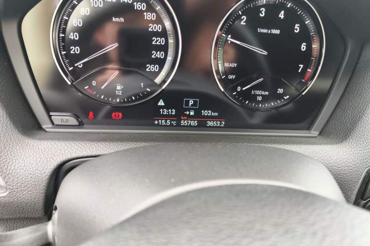 Used BMW 1 Series 2018 118i Leading Model Odometer Close Up