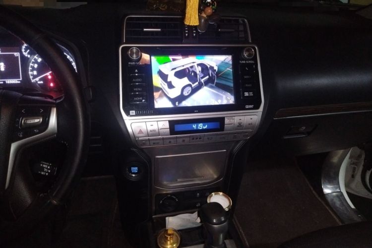 Used Toyota Prado 2018 3.5L Automatic TX-L NAVI with Rear-Mounted Spare Tire Audio And AC Panel