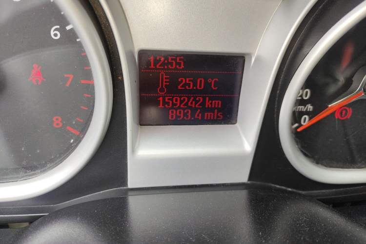 Used Ford Focus 2012 Hatchback Classic 1.8L Manual Base Model Odometer Close Up