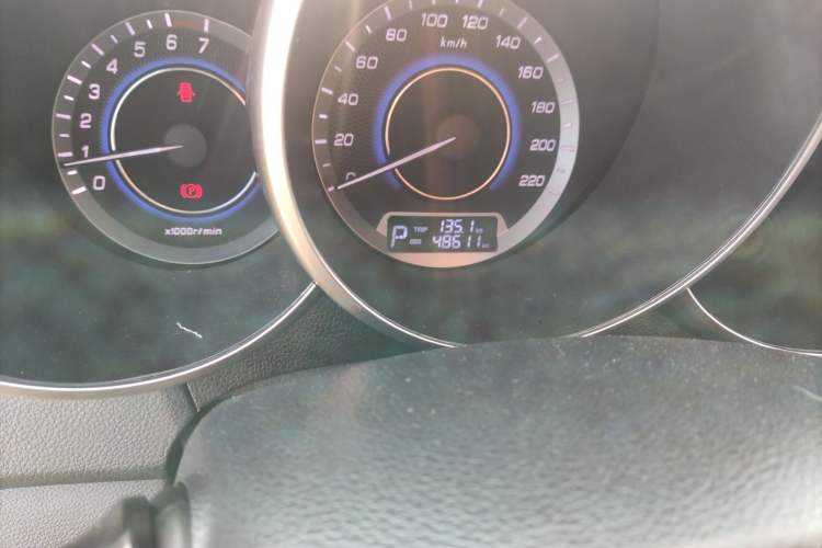 Used CHANGAN Eado 2015 1.6L Automatic Junku Model China IV Standard Odometer Close Up