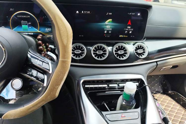 Used Mercedes-Benz AMG GT 2023 AMG GT 50 Four-Door Coupe Audio And AC Panel