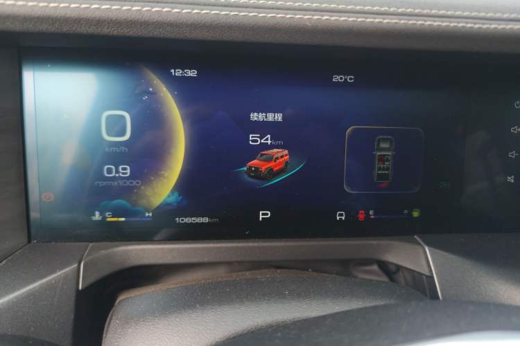 Used Tank 300 2021 Off-Road Edition 2.0T Conqueror Odometer Close Up