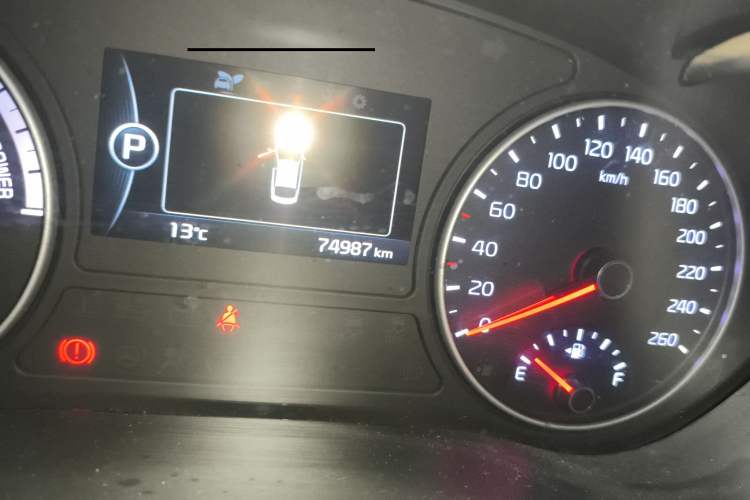 Used Kia K5 New Energy 2018 2.0L Smart Enjoyment Version Odometer Close Up