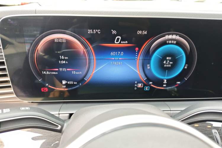 Used Mercedes-Benz GLE 2020 GLE 350 4MATIC Fashion Model Odometer Close Up