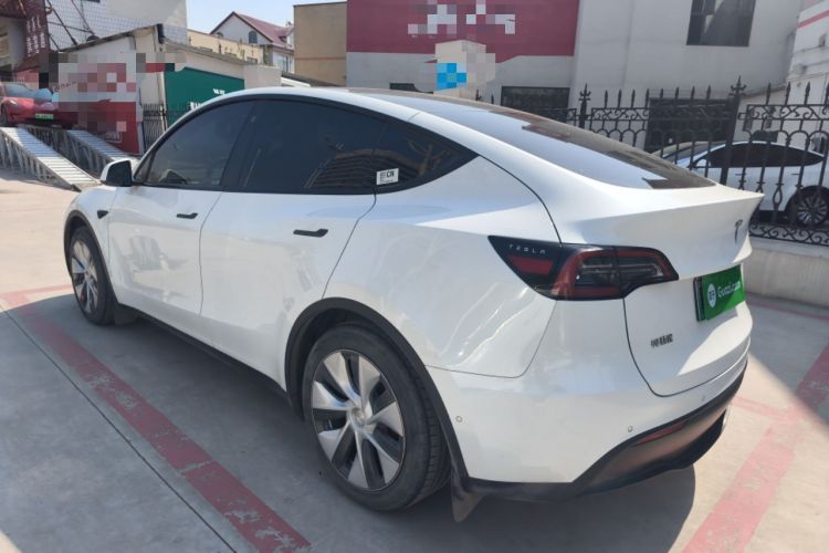 Used Tesla Model Y 2022 Rear-Wheel-Drive Version Rear Left 45 Deg