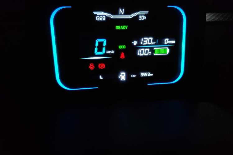 Used CHANGAN Lumin 2024 130km Qingyue Version Odometer Close Up