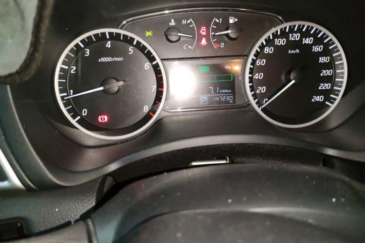 Used Nissan Sylphy 2022 Classic 1.6XE CVT Comfort Edition Odometer Close Up