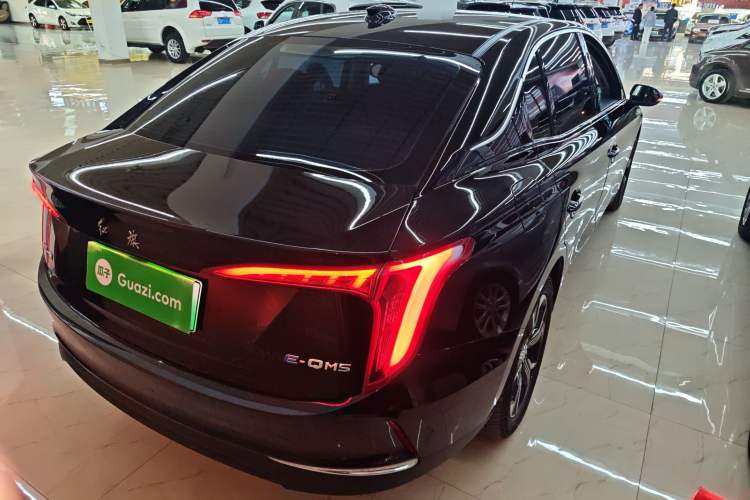 Used Hongqi E-QM5 2023 Revised Version Basic Travel Edition Rear Right 45 Deg