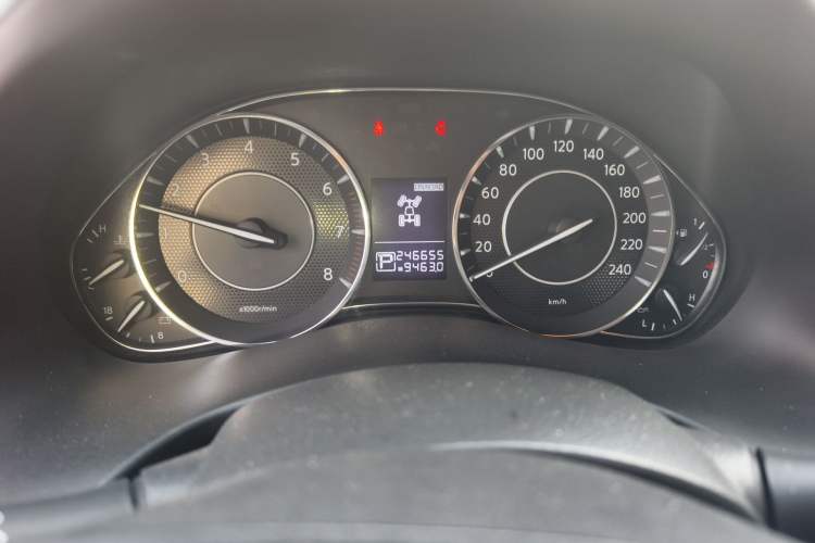 Used Nissan Patrol  Odometer Close Up