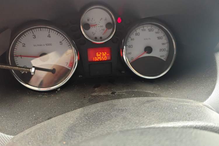 Used Peugeot 207 2011 Sedan 1.4L Manual Yule Edition Odometer Close Up