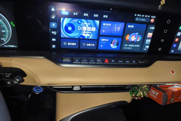 Used VOYAH FREE 2021 Four-Wheel Drive Standard Range-Extended Exclusive Luxury Package Audio And AC Panel