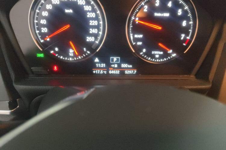 Used BMW 1 Series 2020 120i Fashion Model Odometer Close Up