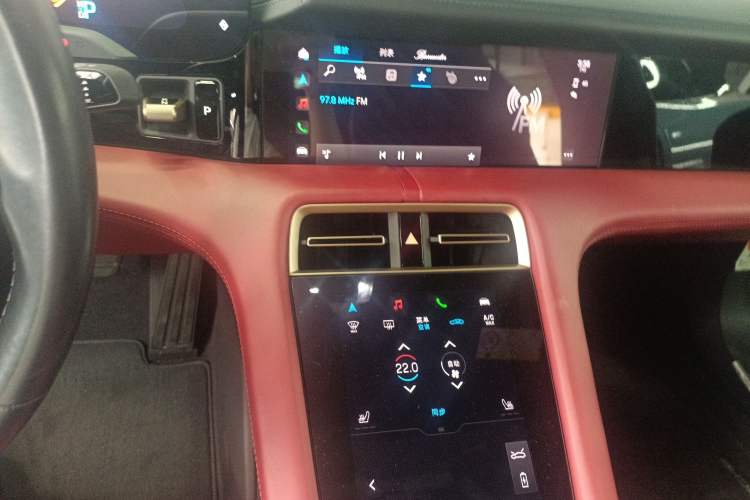 Used Porsche Taycan 2020 Taycan Audio And AC Panel