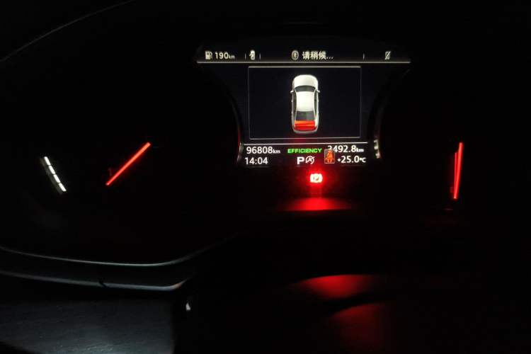 Used Audi A4L 2017 45 TFSI quattro Style Edition Odometer Close Up