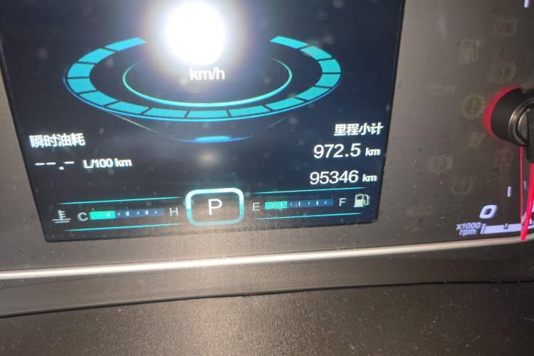 Used Chery Tiggo 7 2016 2.0L CVT YAOZHEN Edition Odometer Close Up