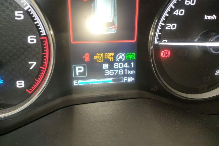 Used Subaru Forester 2024 2.5i AWD Flagship Edition EyeSight Odometer Close Up