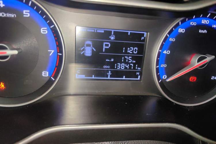 Used Geely Auto Vision 2018 1.5L Automatic Happiness Edition Odometer Close Up