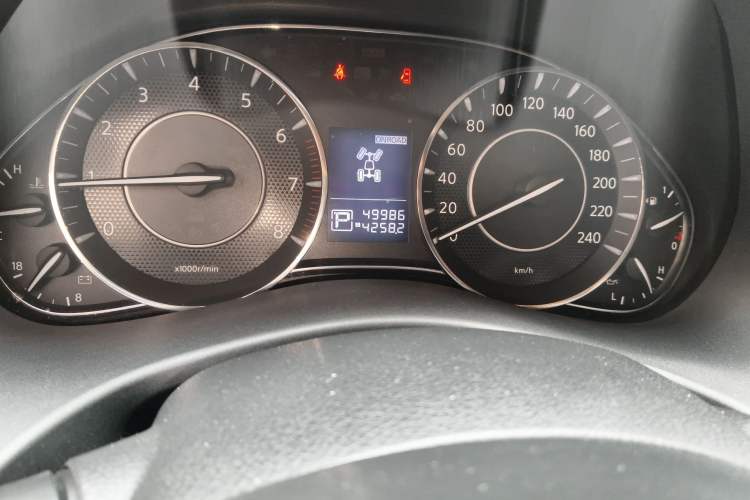 Used Nissan Patrol 2017 4.0L Parallel Import Odometer Close Up