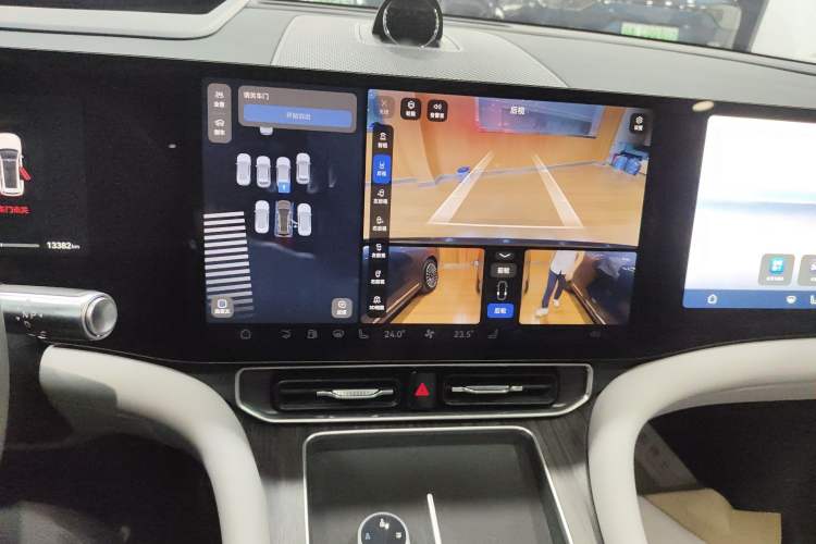 Used Hima AITO M9 2024 Range-Extended Ultra Version 42 kWh 6-Seater Model Audio And AC Panel