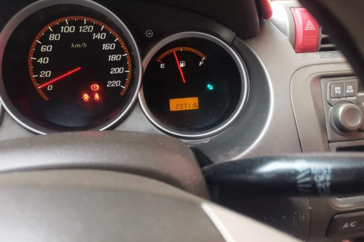 Used Honda City 2007 1.5L automatic comfort version Odometer Close Up