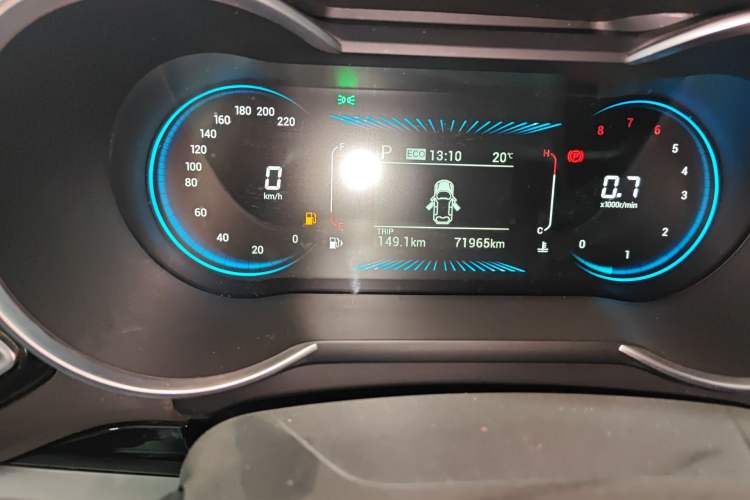 Used JETOUR X70 2020 1.5T DCT YueXing Edition 5 Seats Odometer Close Up