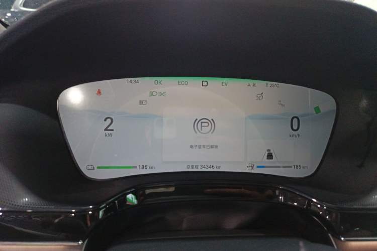 Used BYD Tang New Energy 2024 DM-p Champion Edition 215KM Four-Wheel Drive Deluxe Model Instrument Cluster