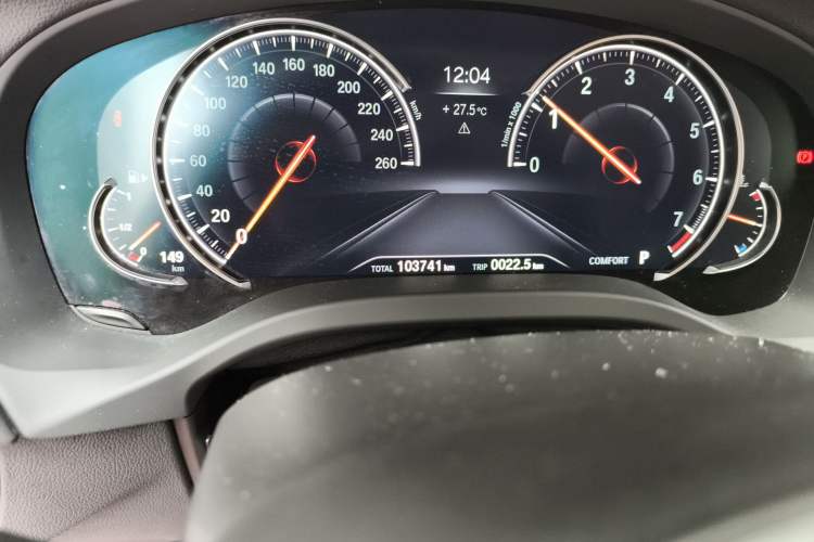 Used BMW X3 2018 xDrive28i M Sport Package China VI Odometer Close Up