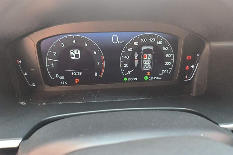 Used Honda CR-V 2023 240TURBO Two-Wheel Drive Deluxe Edition 7 Seats Odometer Close Up